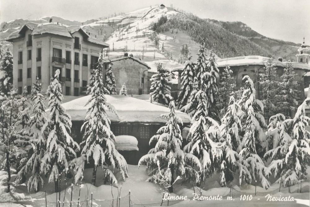 Limone - chute de neige  - années  60